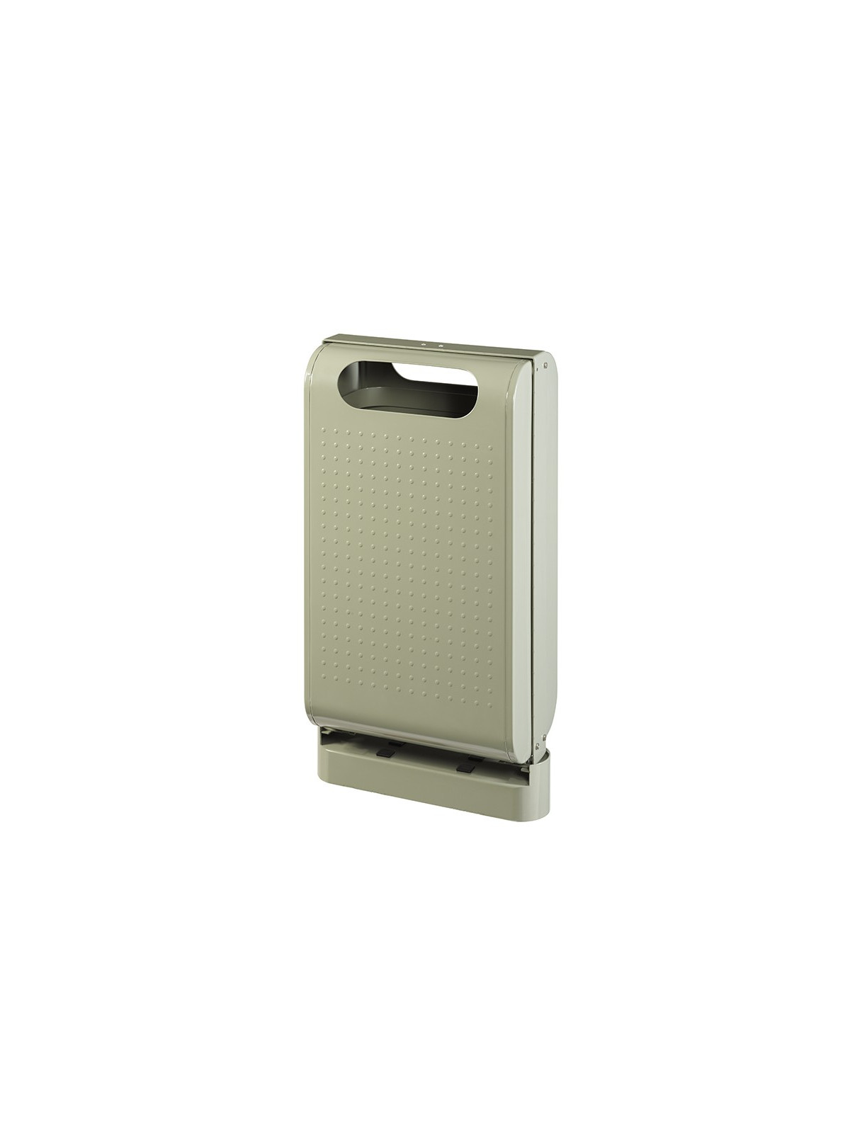 Corbeille de propreté URBANET gris ciment rossignol 56235 60L 