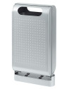 Corbeille de propreté URBANET 56238 rossignol gris métal 60L 
