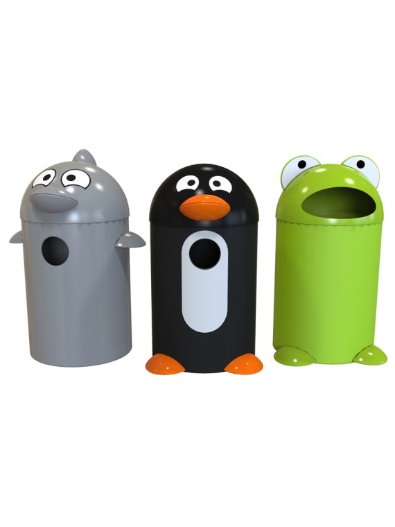 Poubelle Pingouin 55L