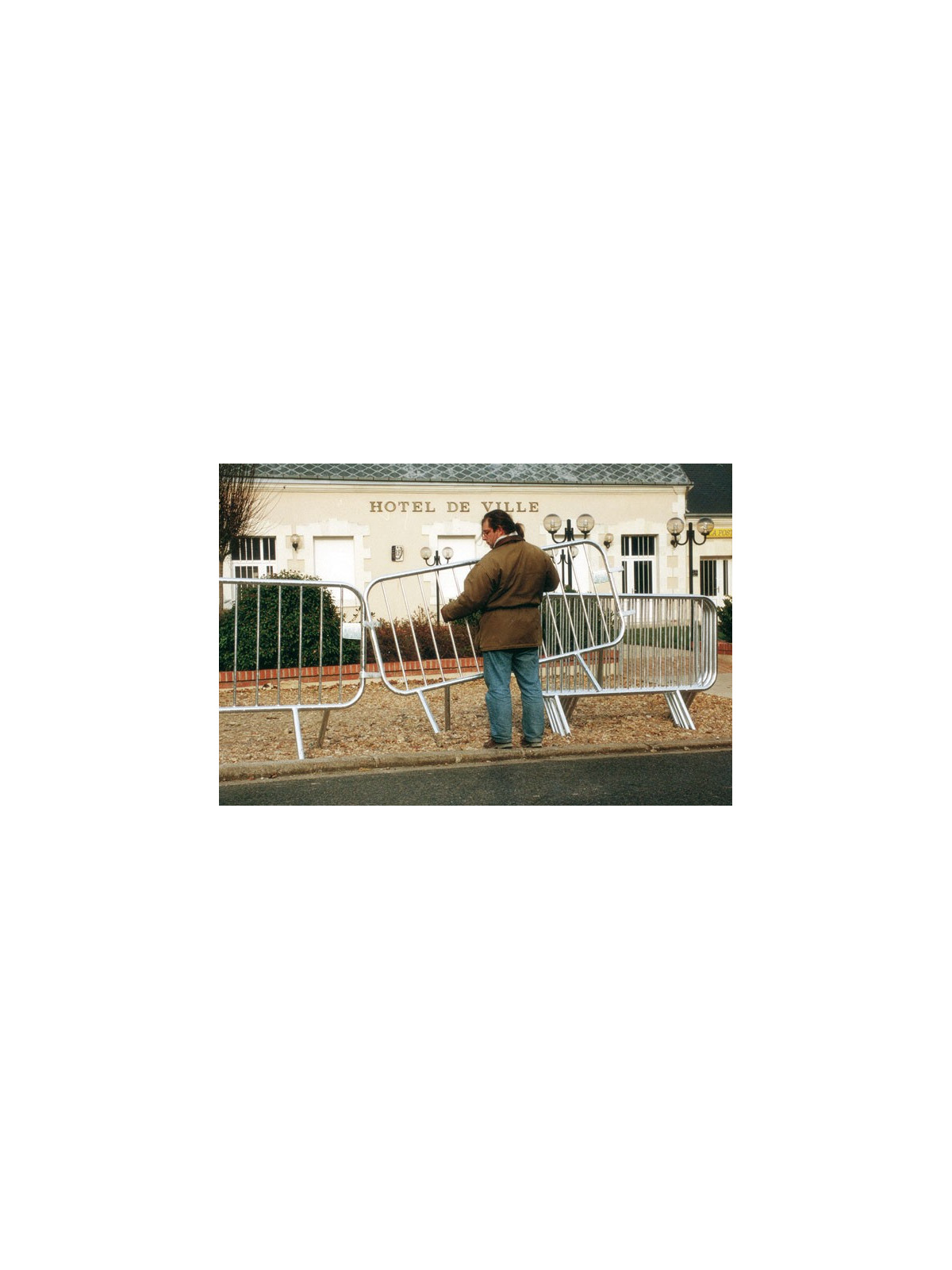 Barrière de sécurité galva 2000 mm Ecobar 14