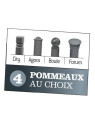 Support cycles Déco 3 places composable simple face City