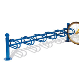 Support cycles Déco 6 places composable double face Boule