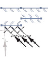 Support cycles modulable Conviviale 3 griffes