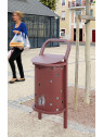 Corbeille de propreté conviviale standard 110L