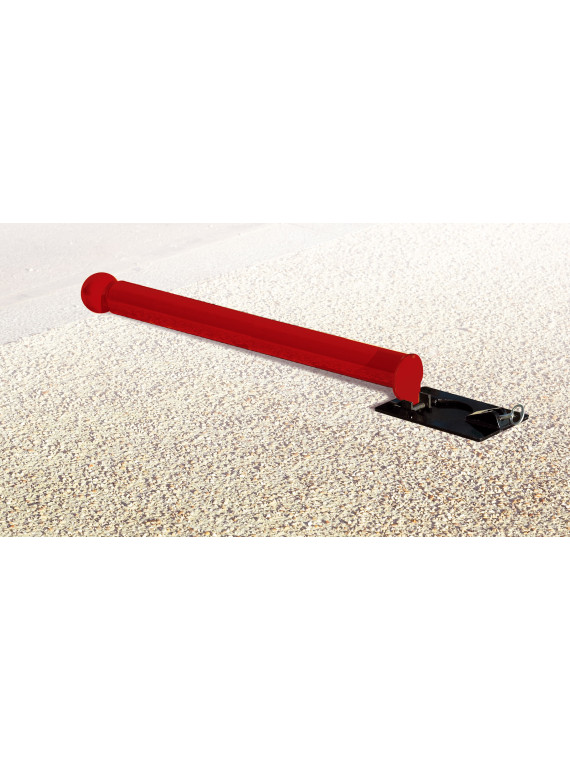 Potelet rabatable Boule diam.76 mm garde au sol 99 mm