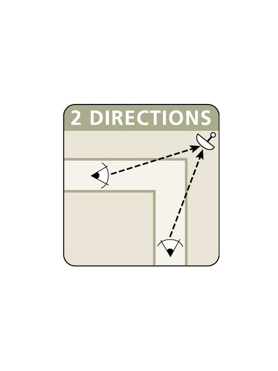 Miroir diam.300 - 2 directions décorativ 103