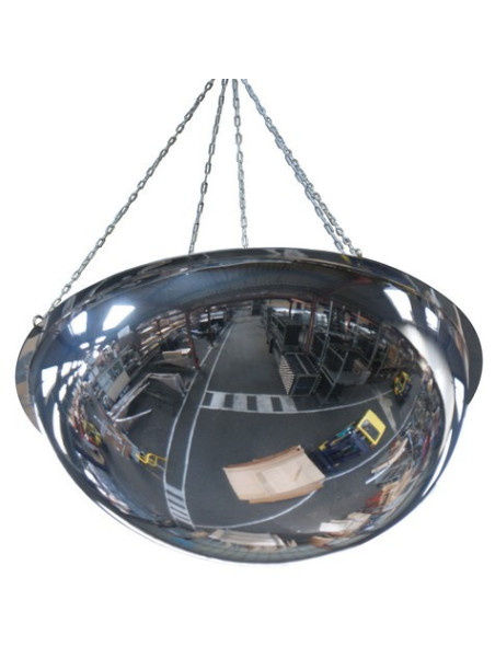 Miroir hémisphérique de sécurité 1/2 de sphère à suspendre Volum 3660