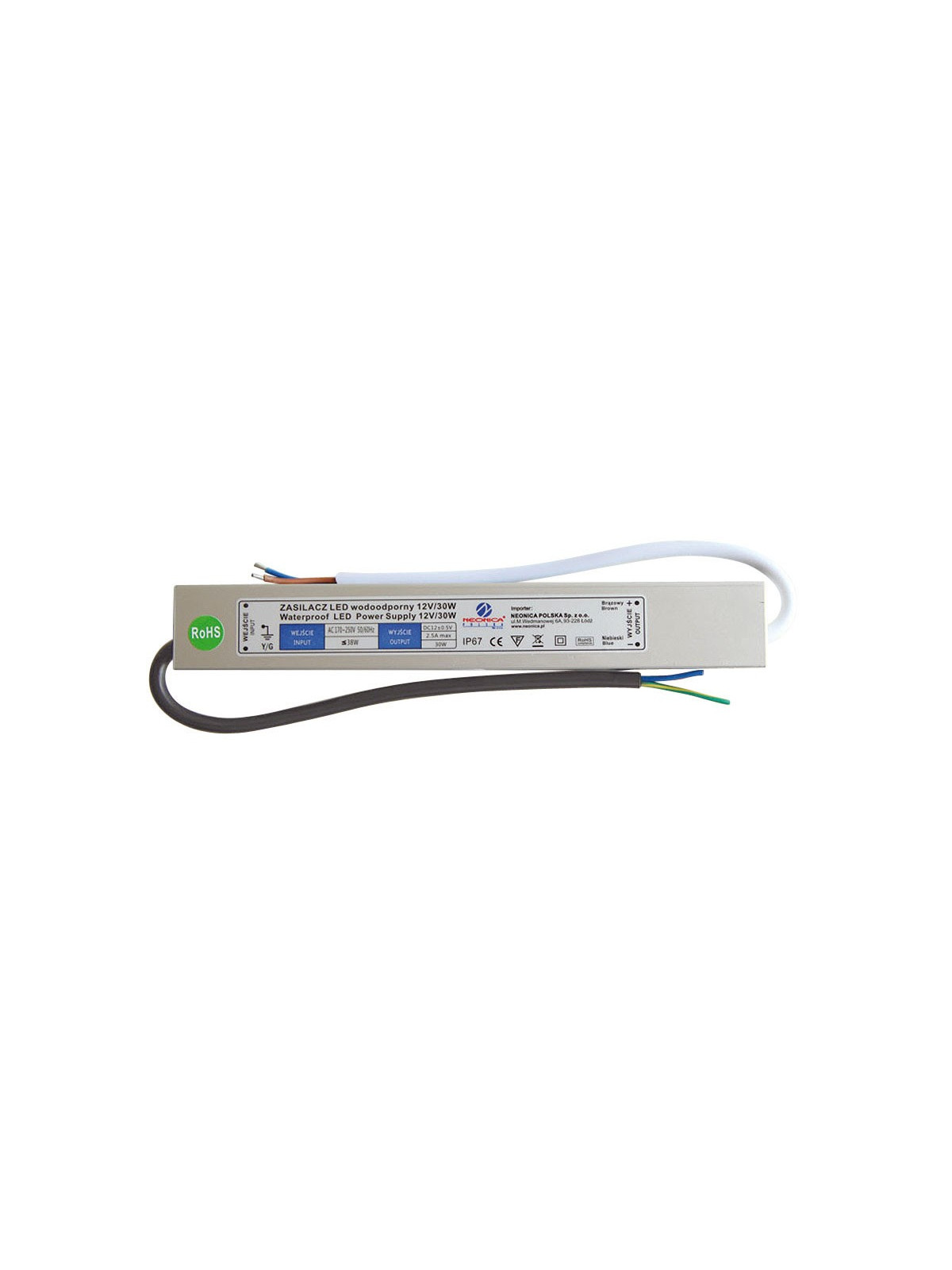 Kit éclairage LED pour vitrine référence simple face