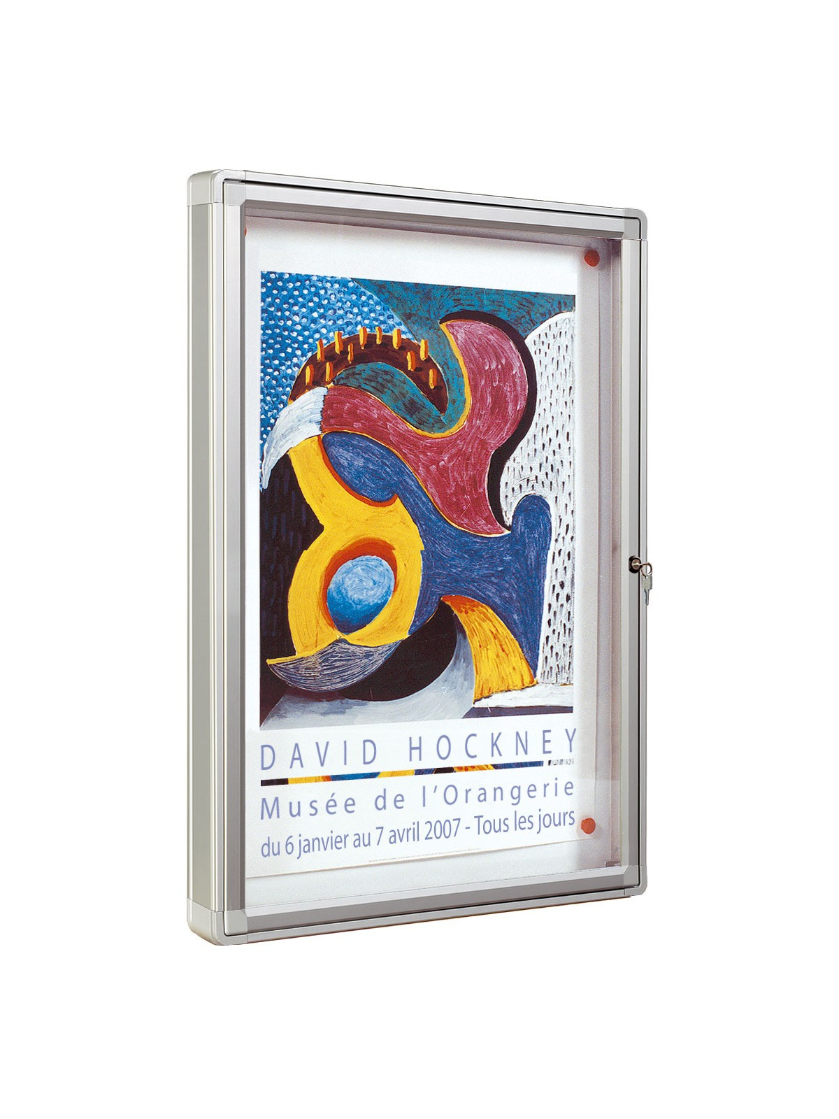 Vitrine 1000 extérieur anodisé h. 1000 x 750 - 9 A4