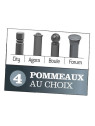 Support cycles Déco 6 places composable simple face