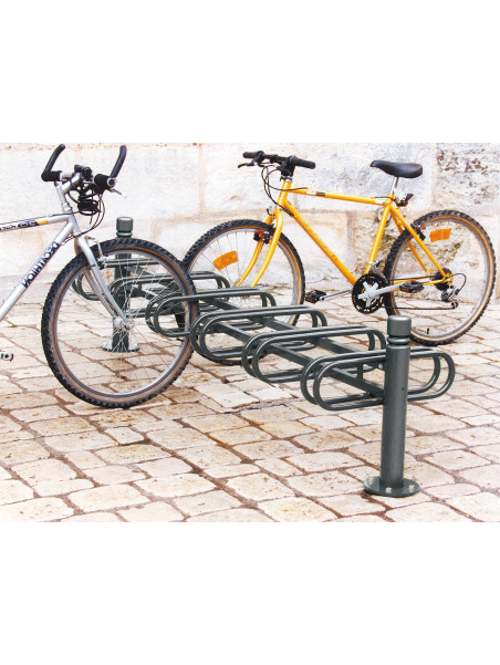 Support cycles Déco 6 places composable double face