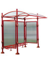 Abri cycles alu DECO 6 places sans bardages