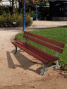 Banc public bois 5 lames MORA procity
