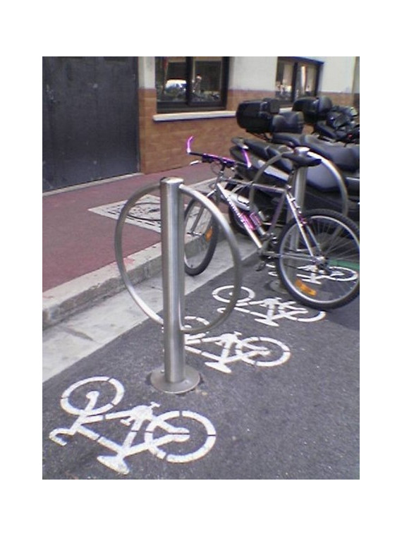 Arceau vélo - support cycles Inox Norea