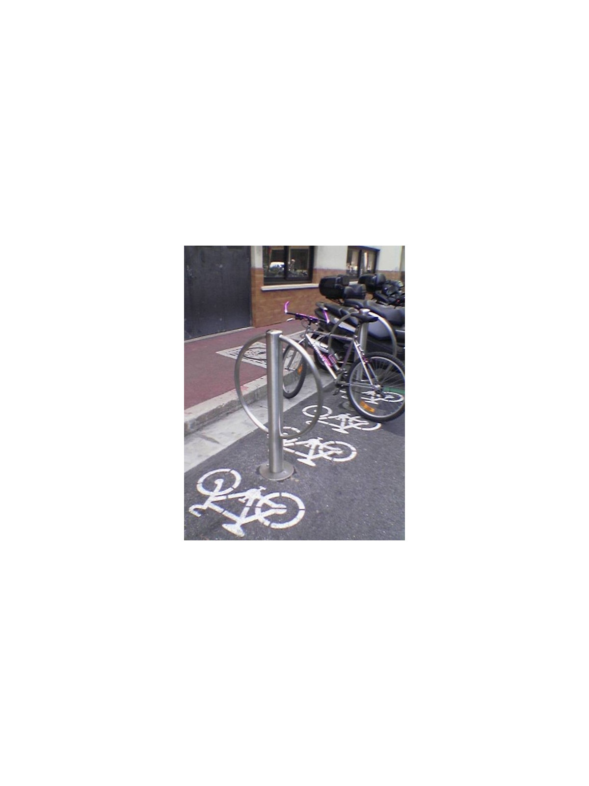 Arceau vélo - support cycles Inox Norea